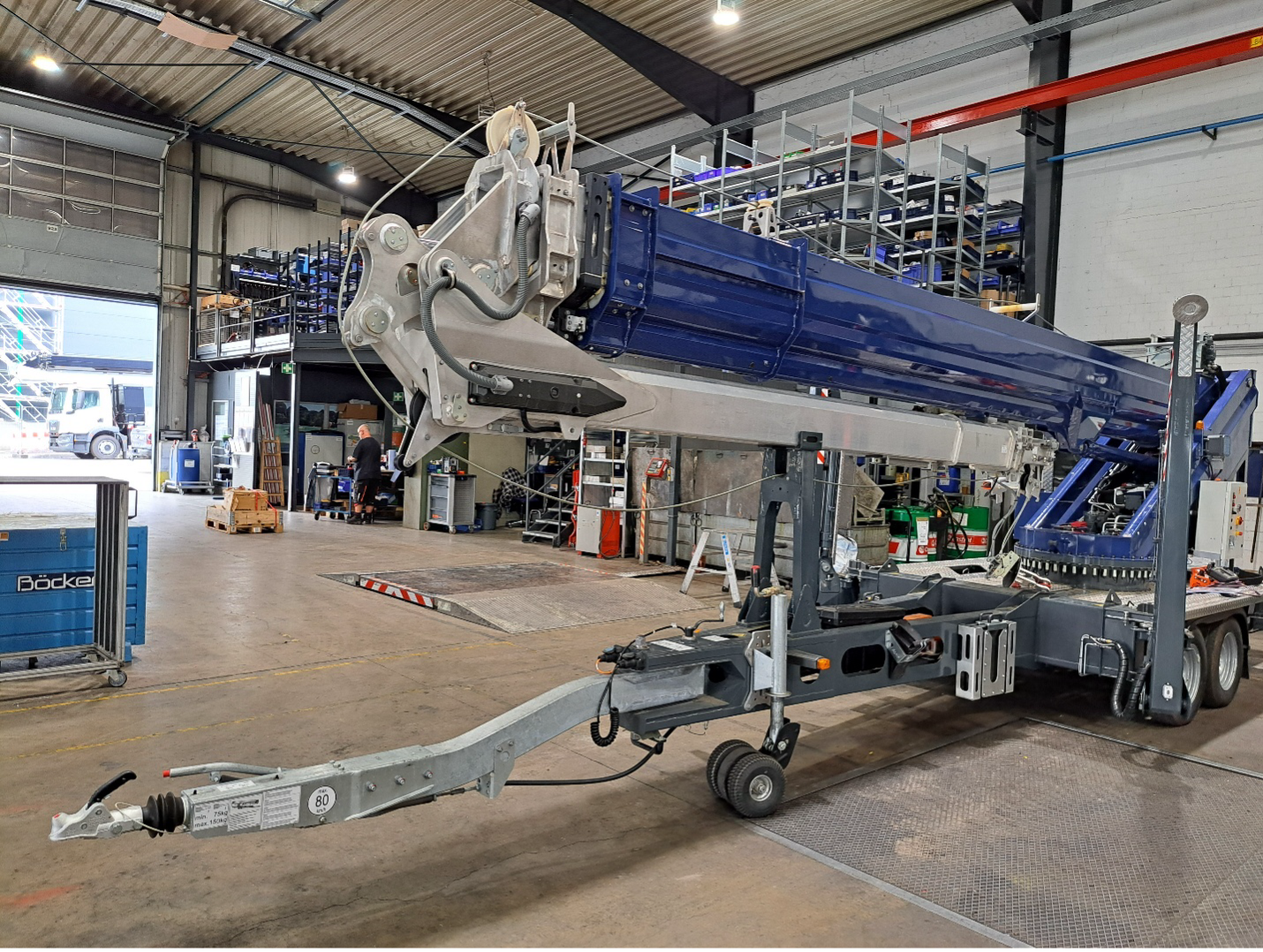 Böcker AHK 36: The Versatile Trailer Crane - Spider Plus