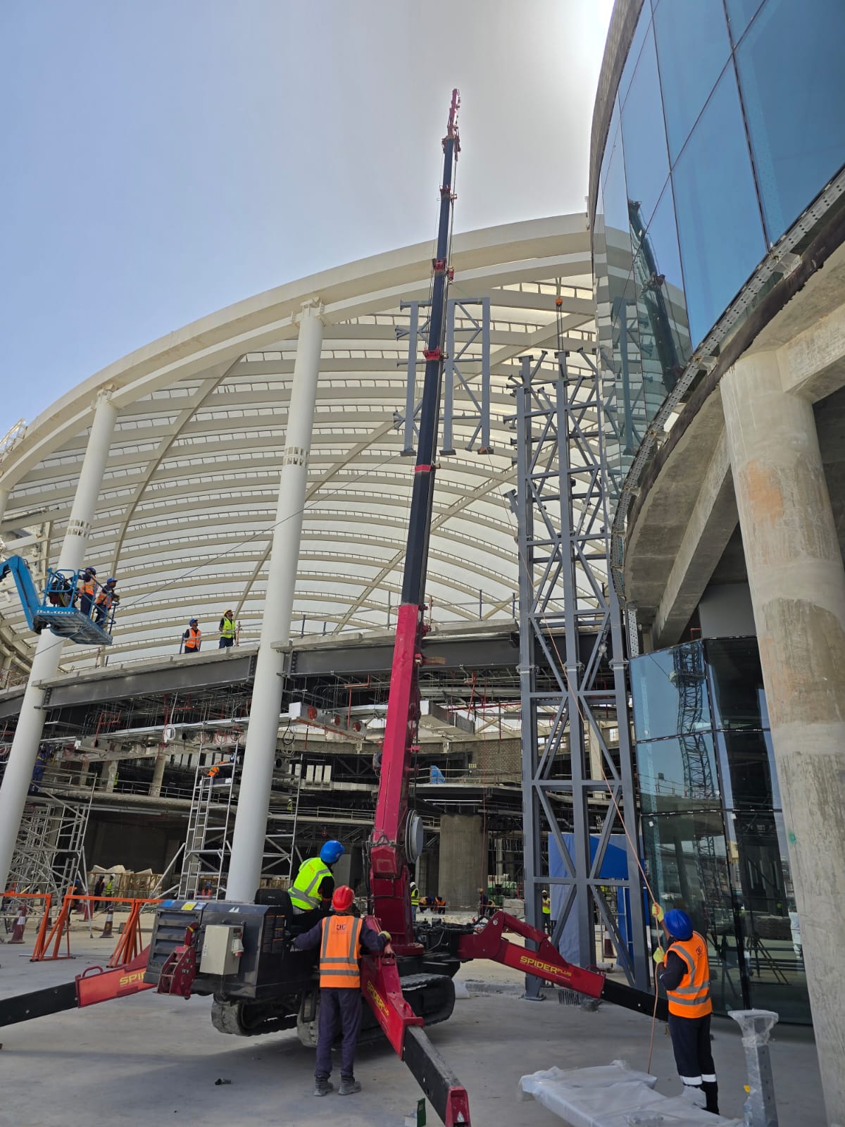 Spider Plus Riyadh Mastering Tight Spaces: Spider Plus Powers Steel Installation in Riyadh ...